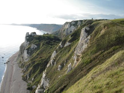 Annie's Blog. May 10: Somerset cliffs and sea smaller